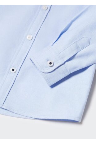پیراهن آبی پسرانه مانگو 57000760