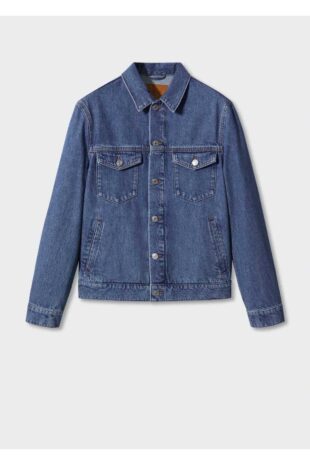 کت آبی مردانه مانگو 57002523