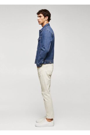 کت آبی مردانه مانگو 57002523