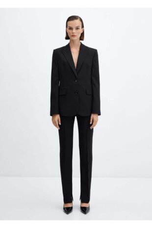 کت سیاه زنانه مانگو 57079093