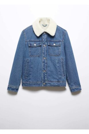 کت آبی مردانه مانگو 57087705