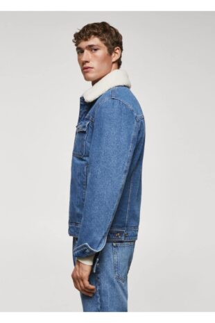 کت آبی مردانه مانگو 57087705