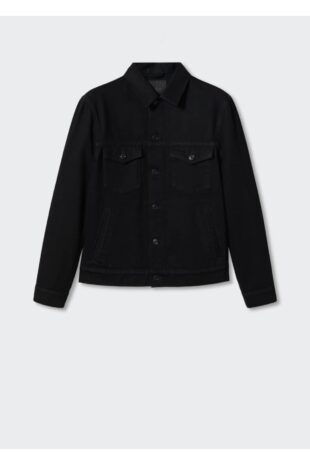 کت سیاه مردانه مانگو 57092517