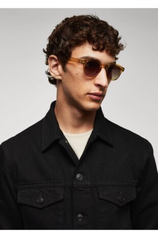 کت سیاه مردانه مانگو 57092517