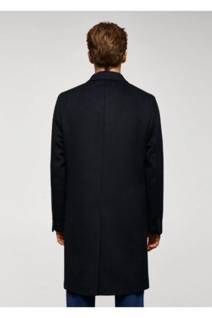 پالتو لاجورد مردانه مانگو 57035954