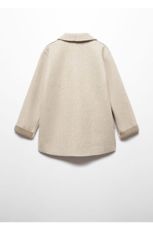 کت بژ دخترانه مانگو 57054008