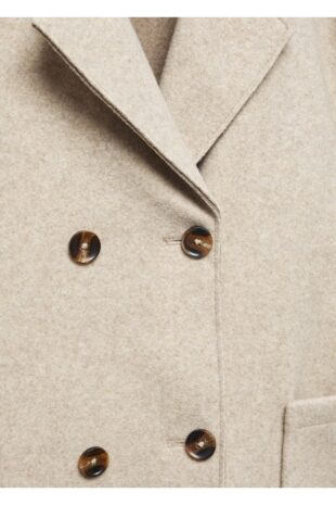 کت بژ دخترانه مانگو 57054008