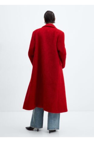 پالتو قرمز زنانه مانگو 57057759