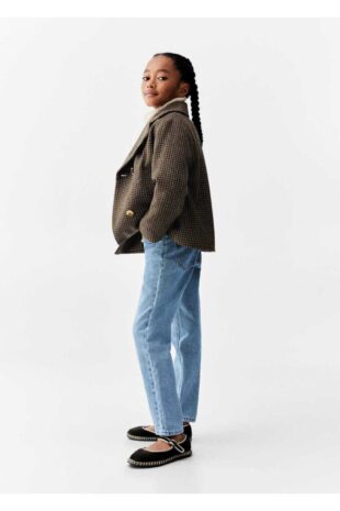 کت خاکی دخترانه مانگو 57087902