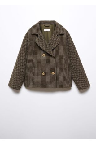 کت خاکی دخترانه مانگو 57087902