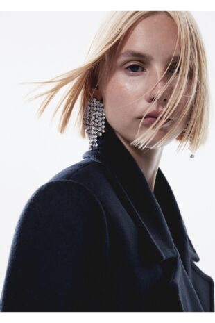 پالتو لاجورد زنانه مانگو 57047760