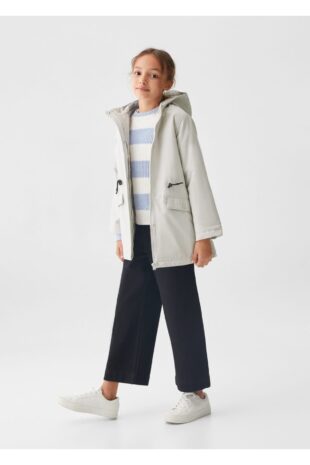 کت خاکستری دخترانه مانگو 57084387