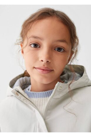 کت خاکستری دخترانه مانگو 57084387