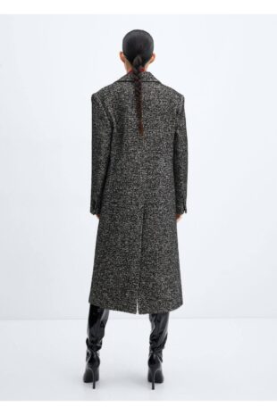 پالتو سفید زنانه مانگو 57088277