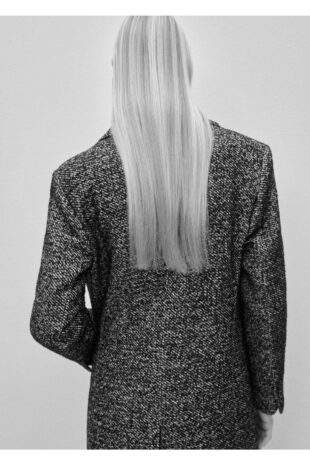 پالتو سفید زنانه مانگو 57088277