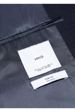 پالتو لاجورد مردانه مانگو 57025950