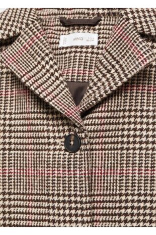 پالتو قهوه ای دخترانه مانگو 57047117