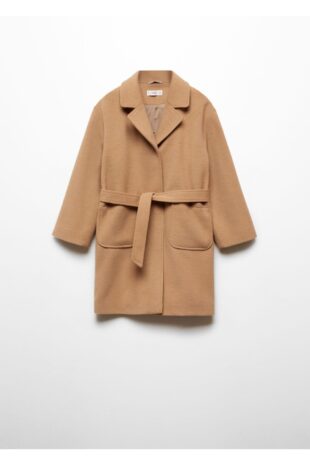 کت بژ دخترانه مانگو 57044759