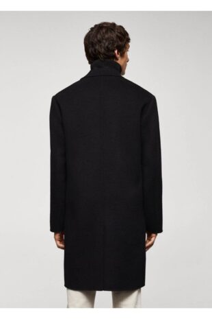 پالتو سیاه مردانه مانگو 57025951