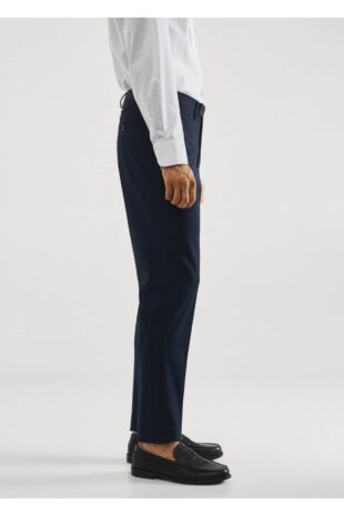 شلوار لاجورد فاق نرمال مردانه مانگو 57040676