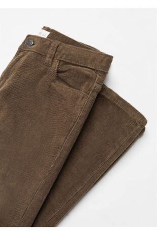 شلوار بژ فاق نرمال پسرانه مانگو 57086718