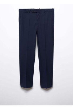 شلوار لاجورد فاق نرمال مردانه مانگو 57010768