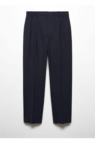 شلوار لاجورد فاق نرمال مردانه مانگو 57015958