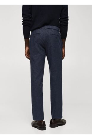 شلوار لاجورد فاق نرمال مردانه مانگو 57035952