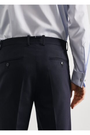 شلوار لاجورد فاق نرمال مردانه مانگو 57064763