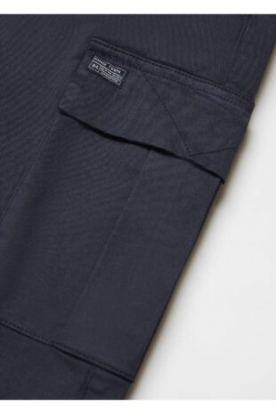 شلوار لاجورد فاق نرمال مردانه مانگو 57054035