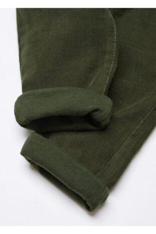 شلوار سبز فاق نرمال دخترانه مانگو 57097117