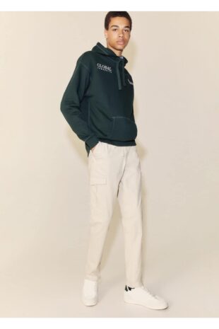 شلوار بژ فاق نرمال مردانه مانگو 47036319