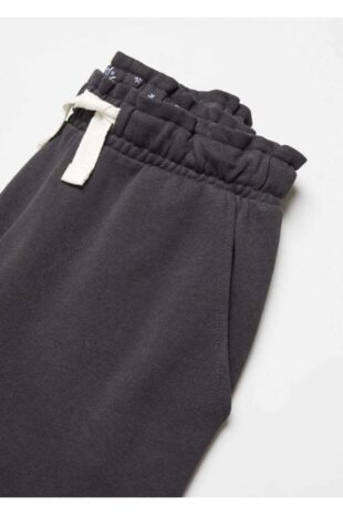 شلوار سیاه فاق نرمال دخترانه مانگو 57048636
