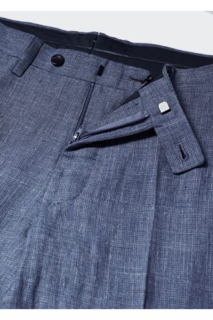 شلوار آبی فاق نرمال مردانه مانگو 57000552