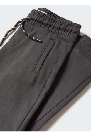 شلوار سیاه فاق نرمال پسرانه مانگو 57001041