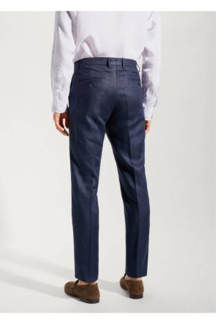 شلوار لاجورد فاق نرمال مردانه مانگو 57010554