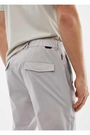 شلوار خاکستری فاق نرمال مردانه مانگو 57040573