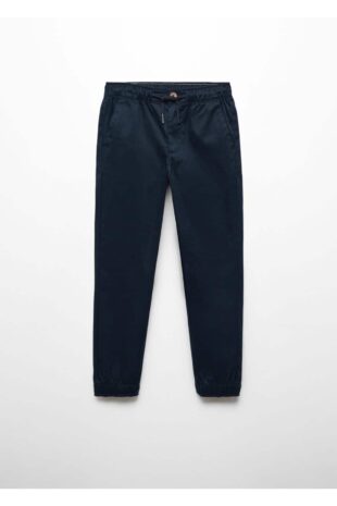 شلوار لاجورد فاق نرمال پسرانه مانگو 57042880