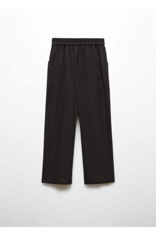 شلوار سیاه فاق نرمال دخترانه مانگو 57046719