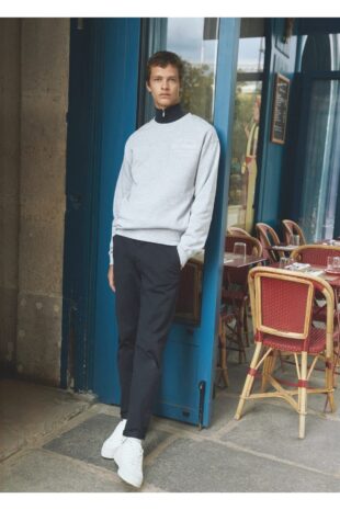 شلوار لاجورد فاق نرمال مردانه مانگو 47084393