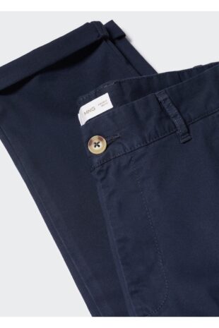 شلوار لاجورد فاق نرمال مردانه مانگو 47084393