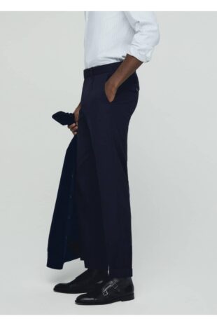 شلوار لاجورد فاق نرمال مردانه مانگو 57028266