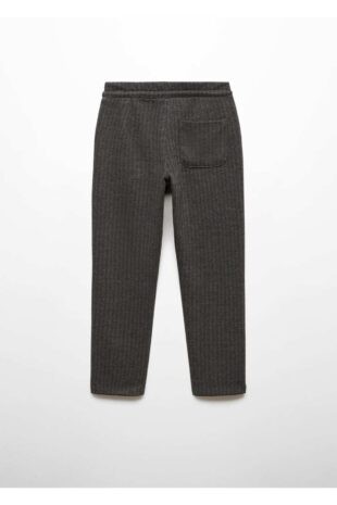 شلوار سیاه فاق نرمال پسرانه مانگو 57097111