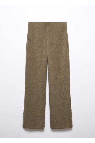 شلوار سیاه فاق نرمال زنانه مانگو 57087741