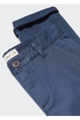 شلوار آبی فاق نرمال پسرانه مانگو 57001033