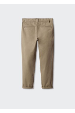 شلوار خاکی فاق نرمال پسرانه مانگو 57001033