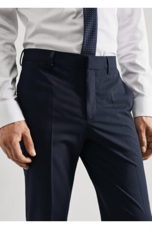 شلوار لاجورد فاق نرمال مردانه مانگو 57040562