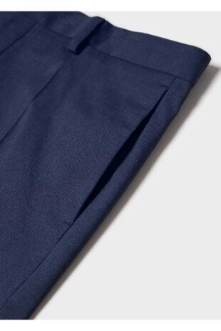 شلوار آبی فاق نرمال مردانه مانگو 57040675