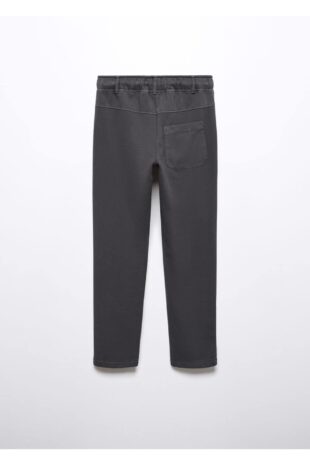 شلوار سیاه فاق نرمال پسرانه مانگو 57054416