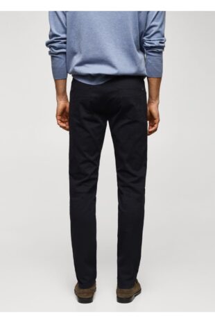 شلوار لاجورد فاق نرمال مردانه مانگو 57074385